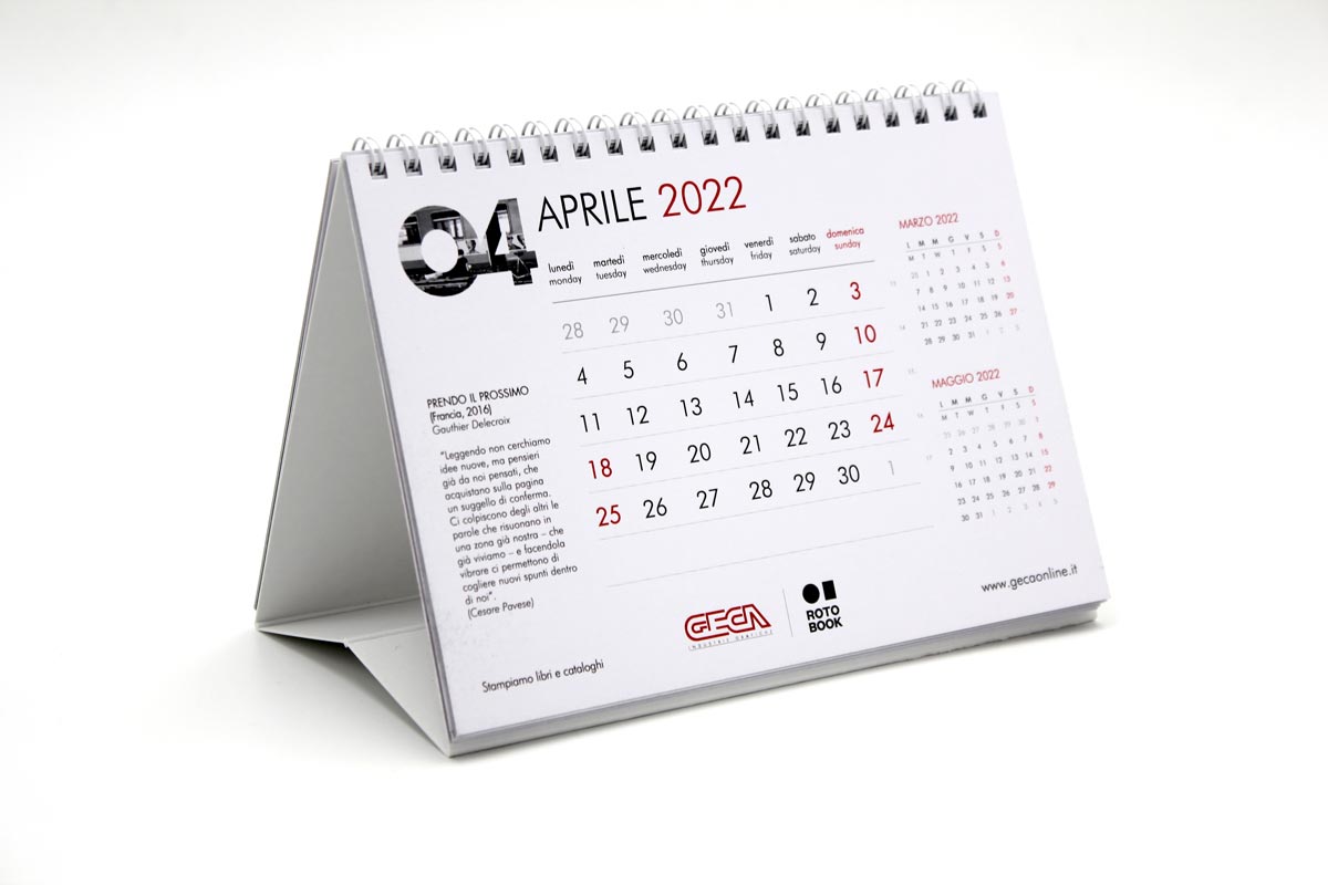 Calendario Geca 2022
